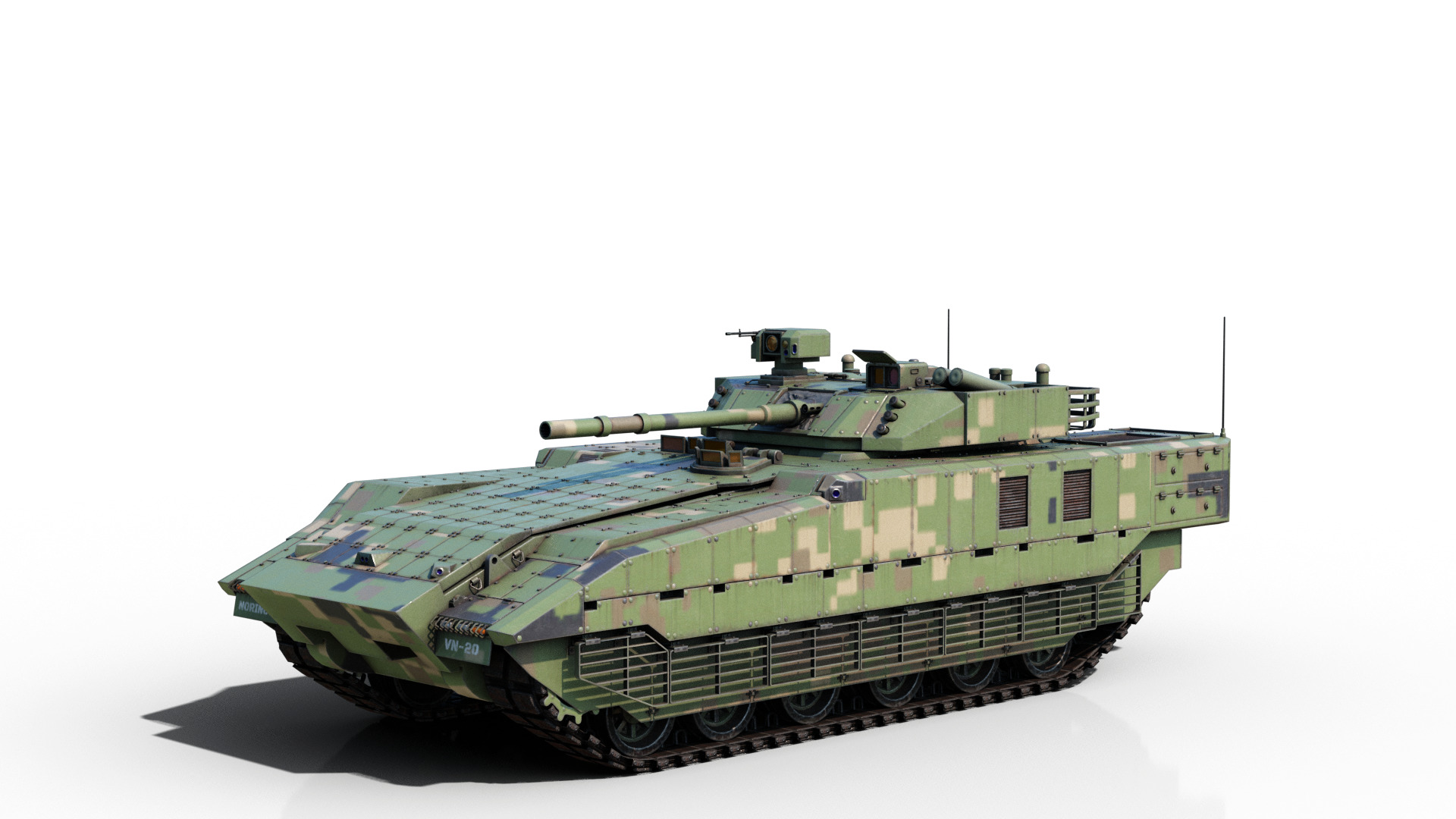 4 coatings of NORINCO GROUP VN20 Heavy Infantry fighting vehicle Low-poly 3D model_2