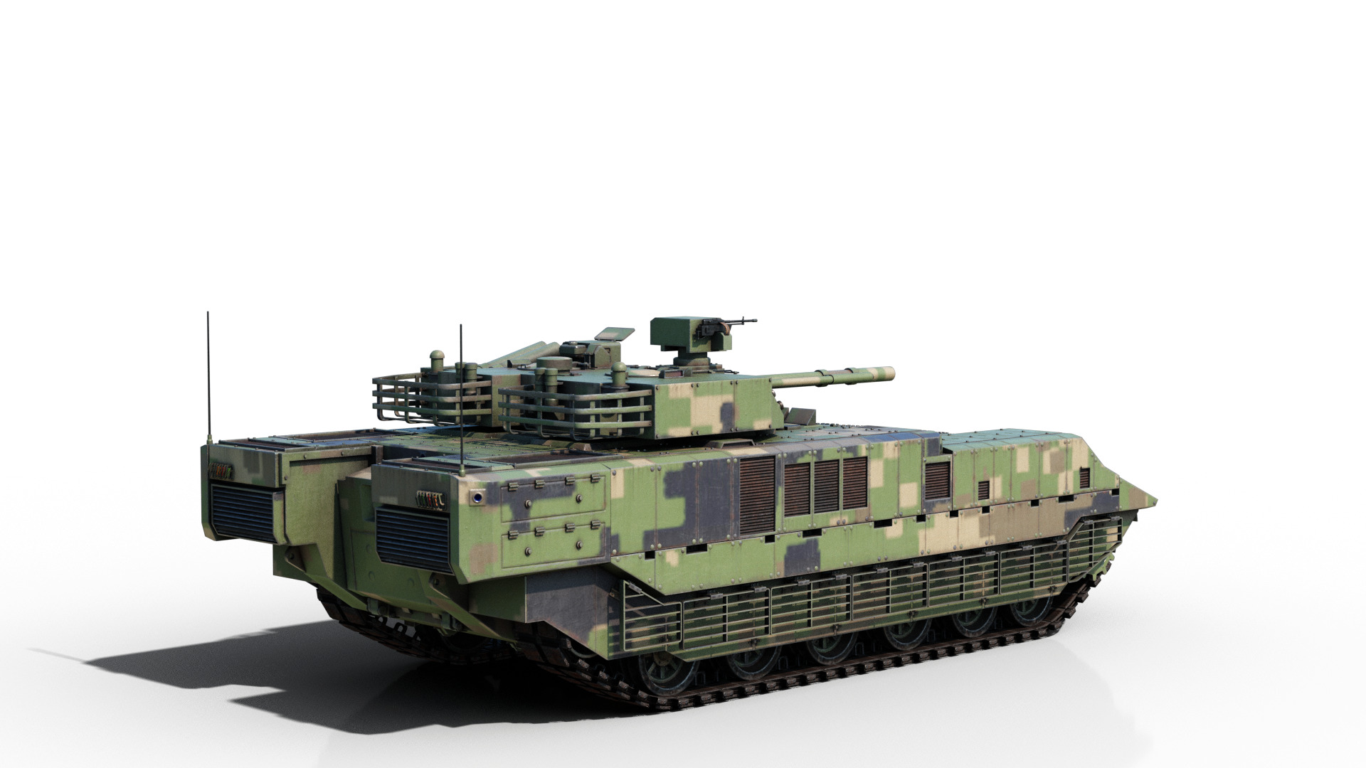 4 coatings of NORINCO GROUP VN20 Heavy Infantry fighting vehicle Low-poly 3D model_4