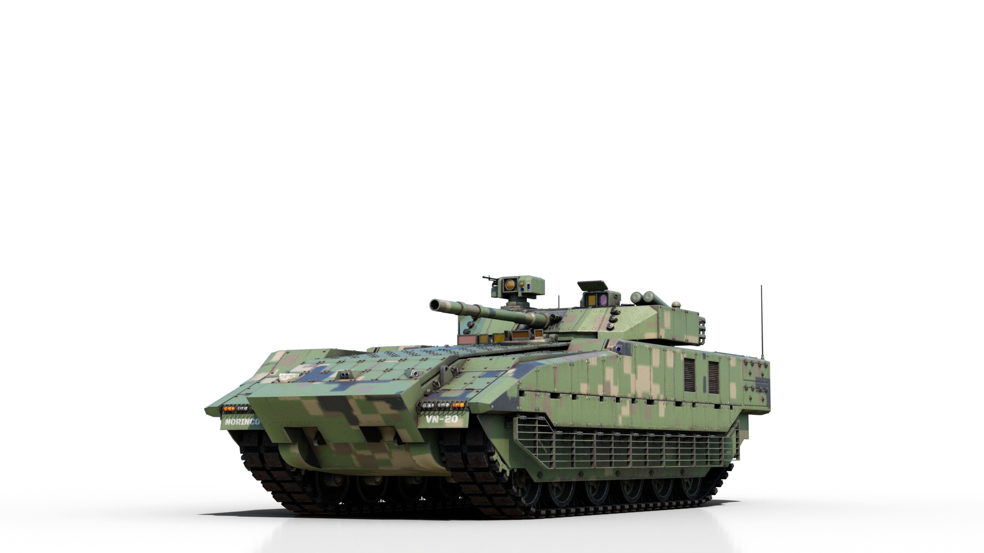 4 coatings of NORINCO GROUP VN20 Heavy Infantry fighting vehicle Low-poly 3D model_1