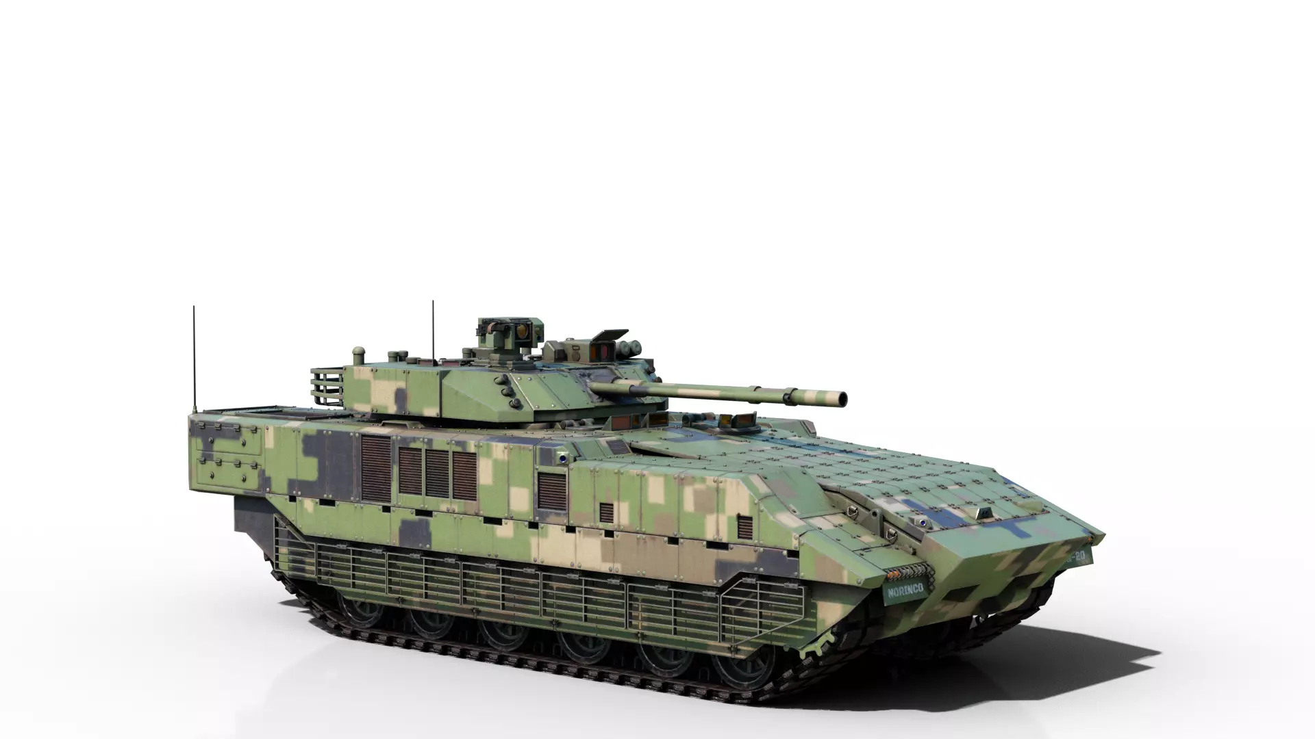 4 coatings of NORINCO GROUP VN20 Heavy Infantry fighting vehicle Low-poly 3D model_0
