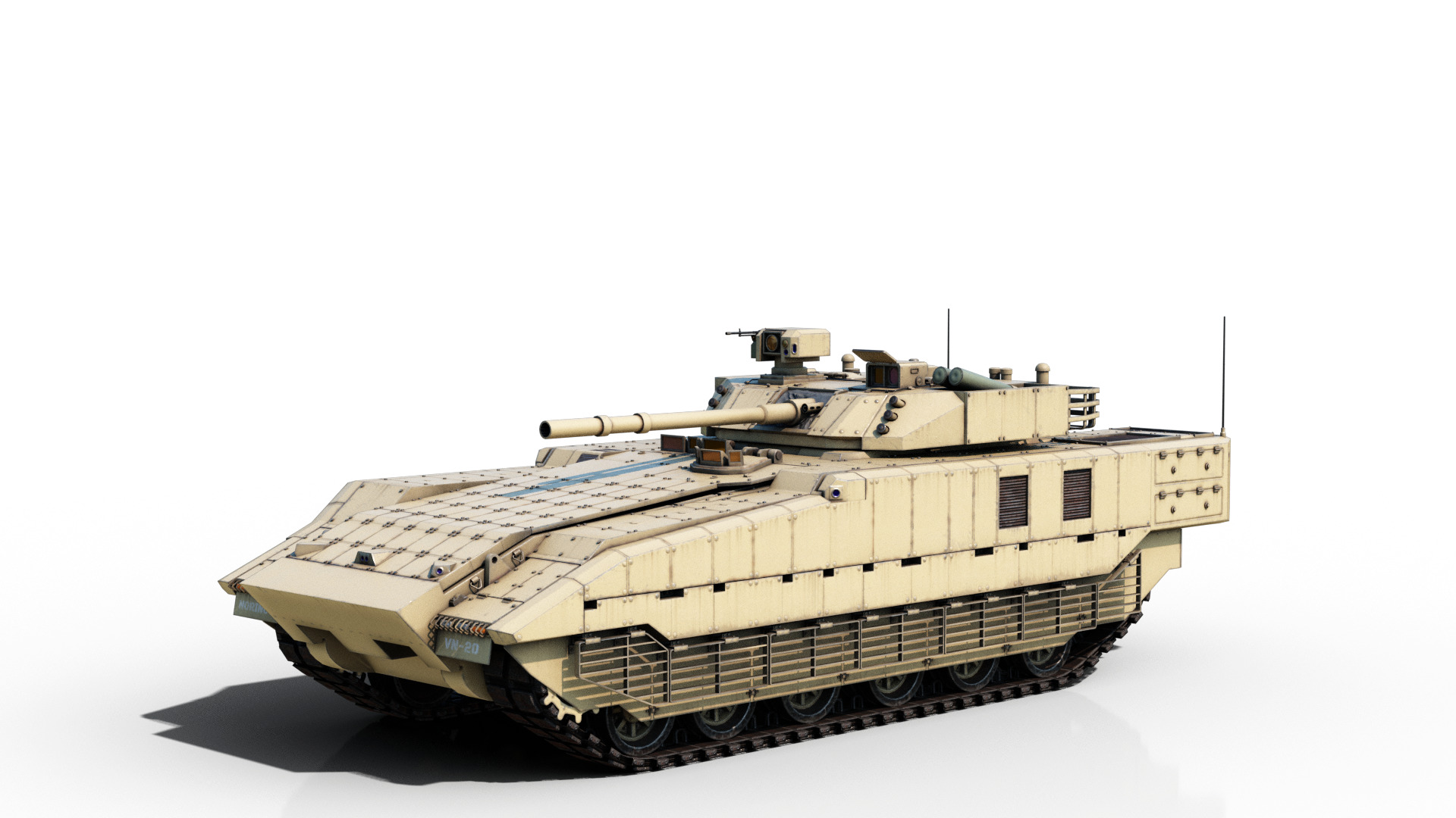 4 coatings of NORINCO GROUP VN20 Heavy Infantry fighting vehicle Low-poly 3D model_16