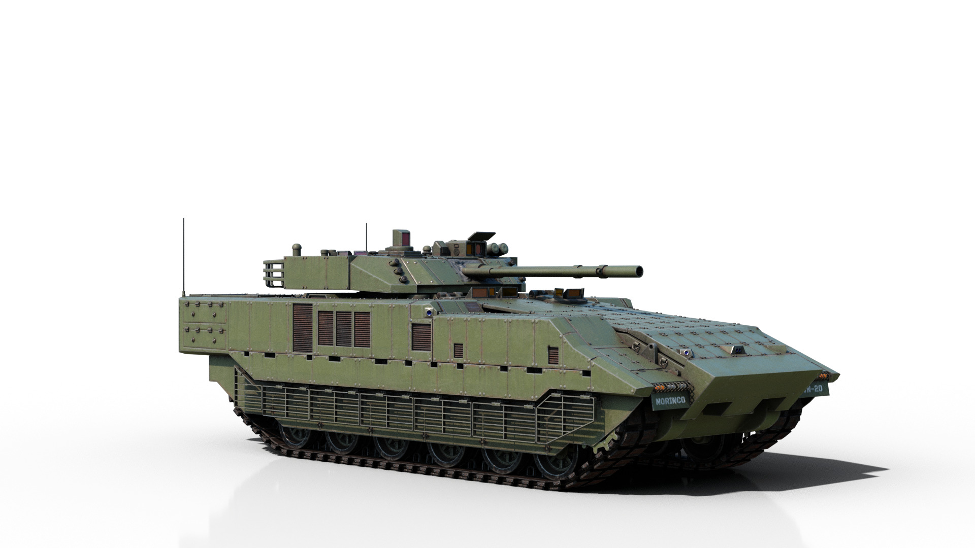 4 coatings of NORINCO GROUP VN20 Heavy Infantry fighting vehicle Low-poly 3D model_11