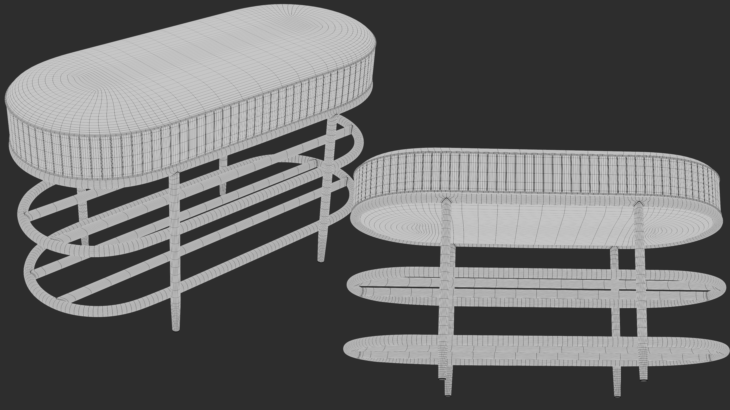Shoe rack 3D model_7