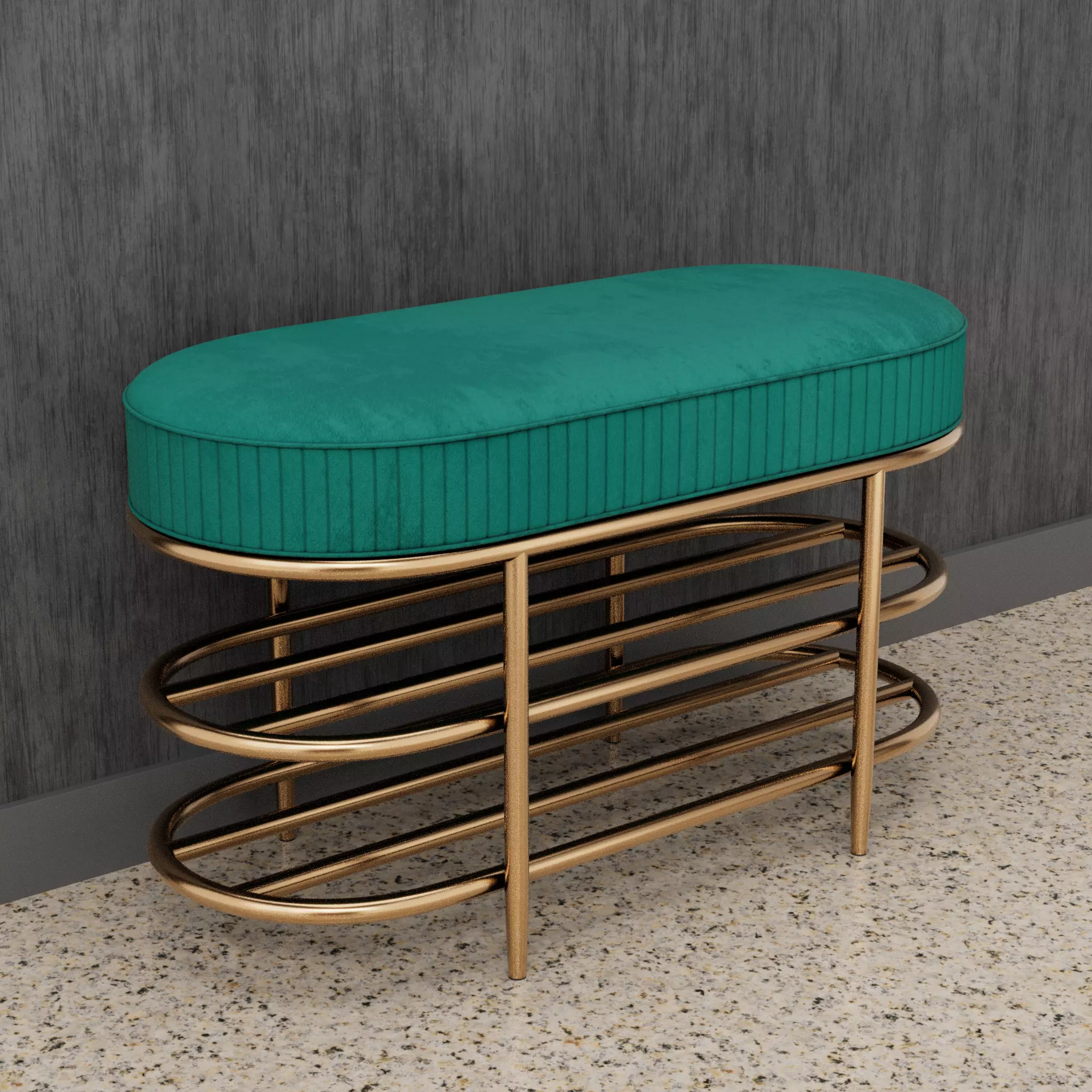 Shoe rack 3D model_0