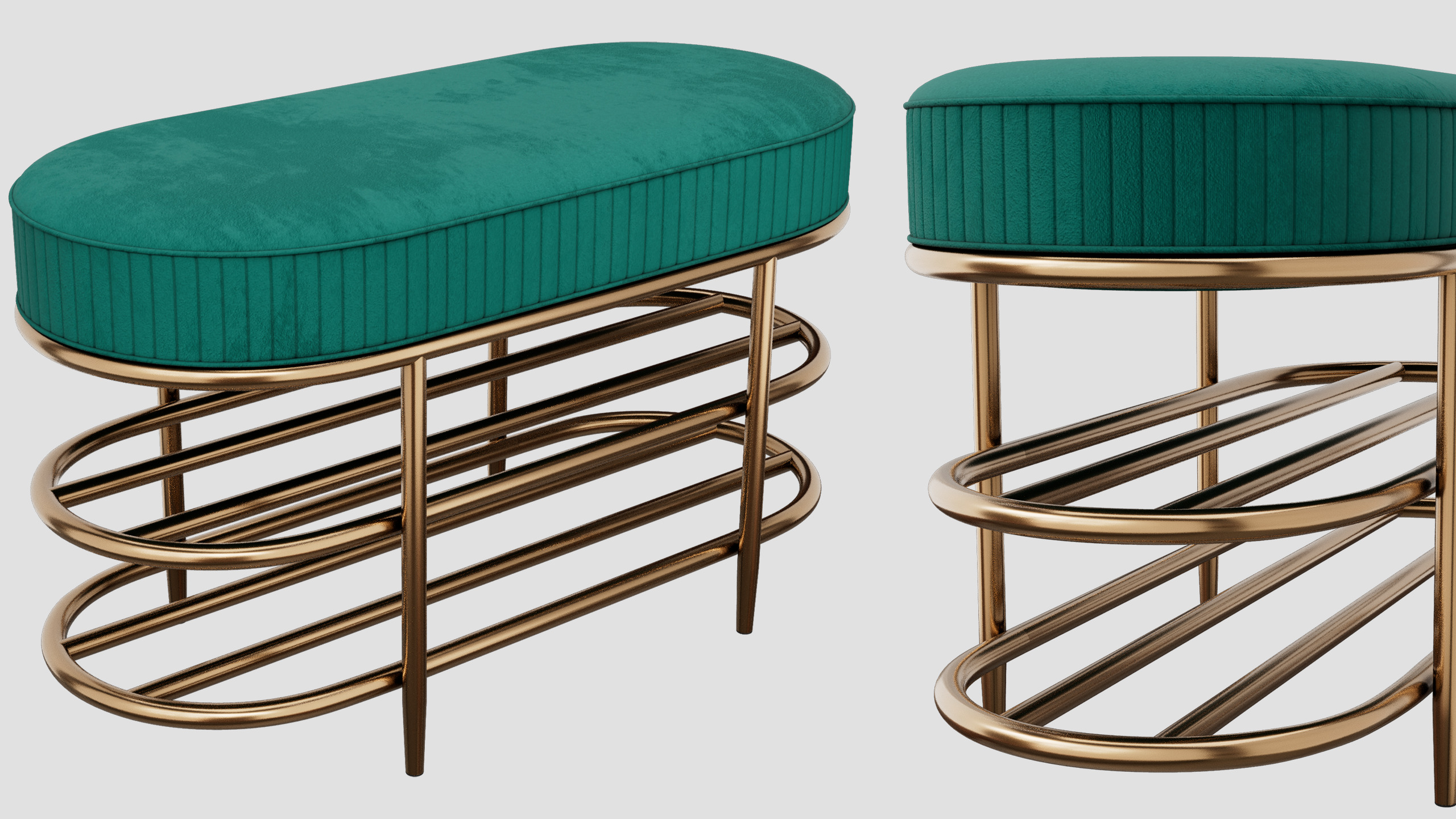 Shoe rack 3D model_4