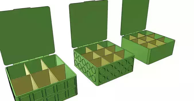 Tea box easy print without support