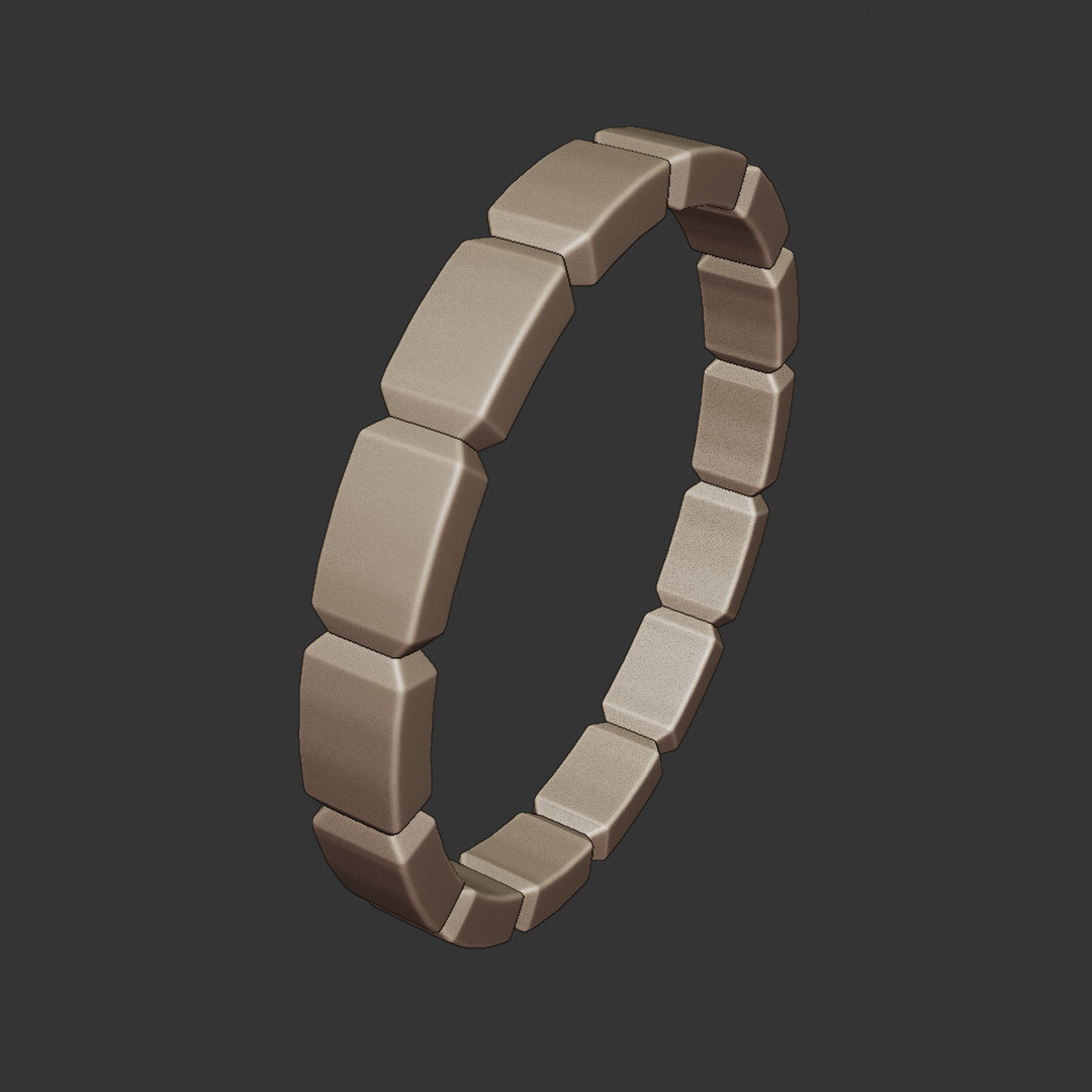 Segmented Unity Ring - High-Poly Print-Ready Jewelry Model 68 3D print model_4