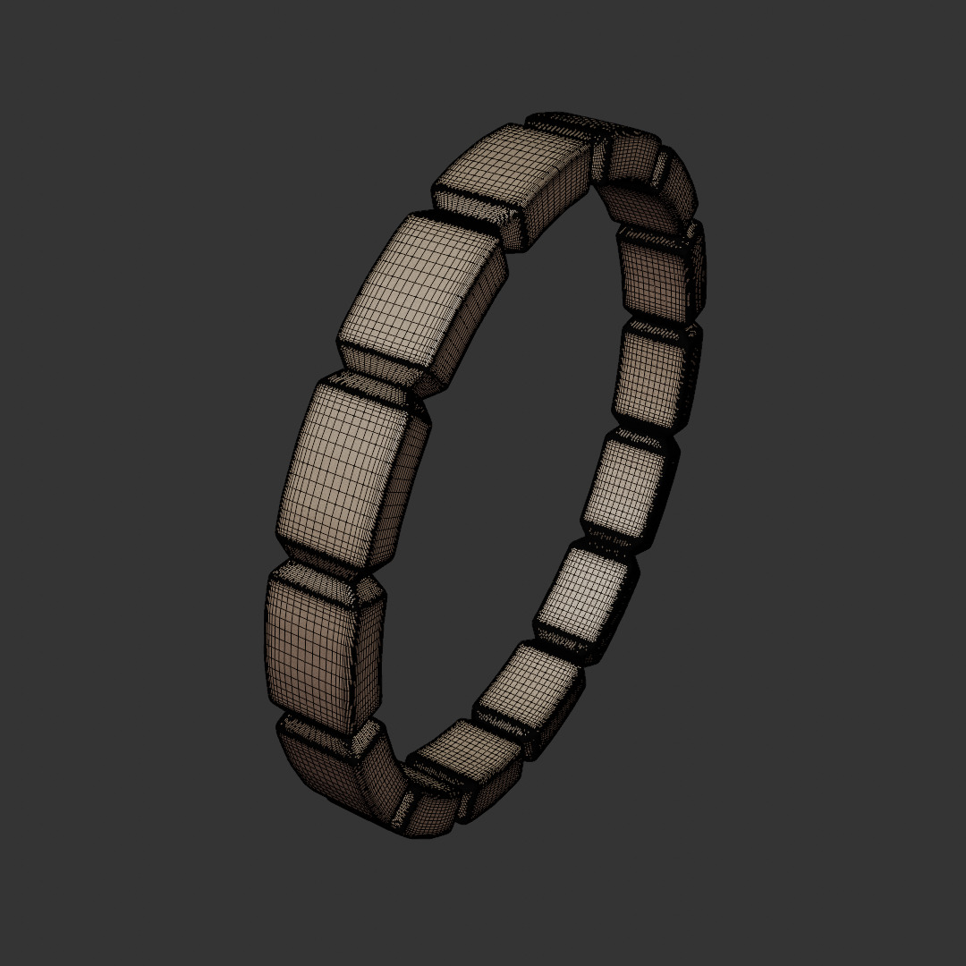 Segmented Unity Ring - High-Poly Print-Ready Jewelry Model 68 3D print model_5