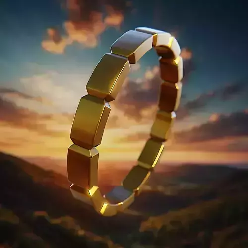 Segmented Unity Ring - High-Poly Print-Ready Jewelry Model 68