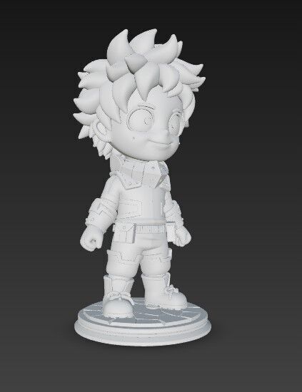 A Cute Step Toward Heroism 3D print model_6