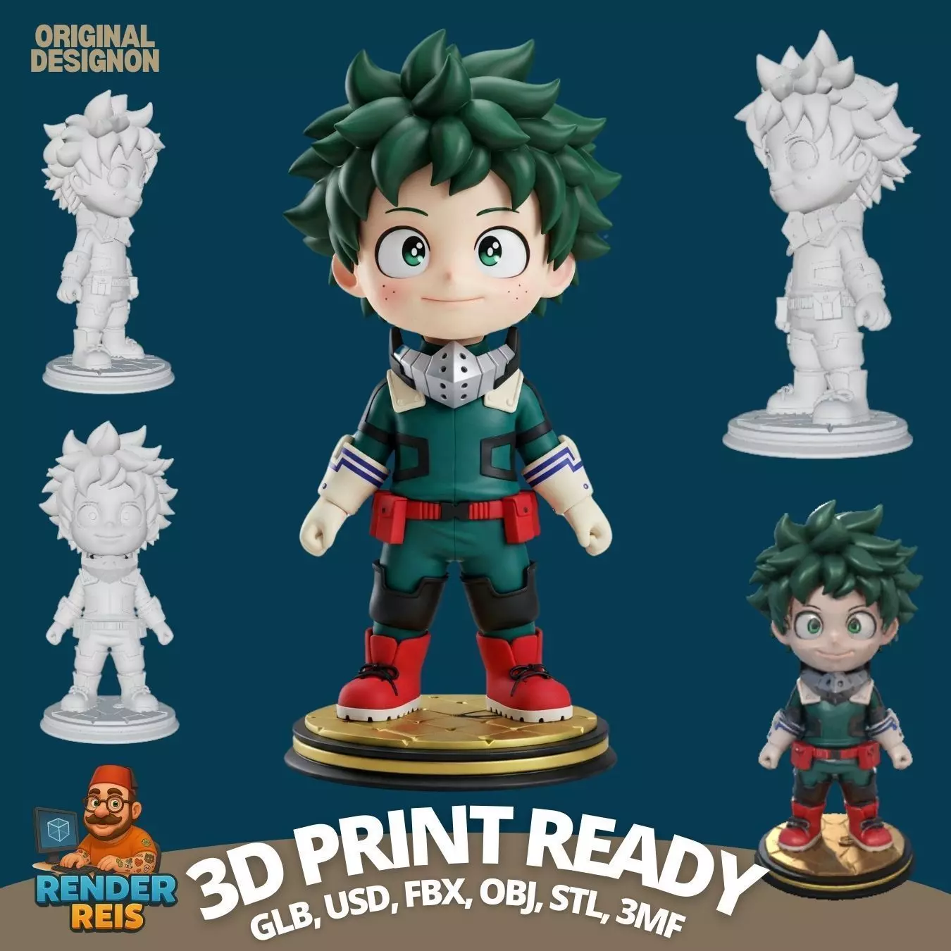 A Cute Step Toward Heroism 3D print model_0