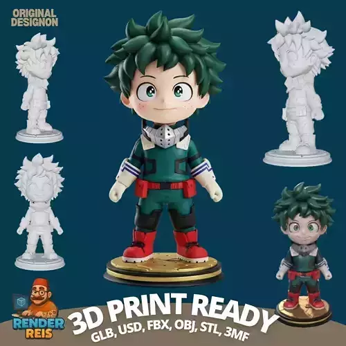 A Cute Step Toward Heroism 3D print model