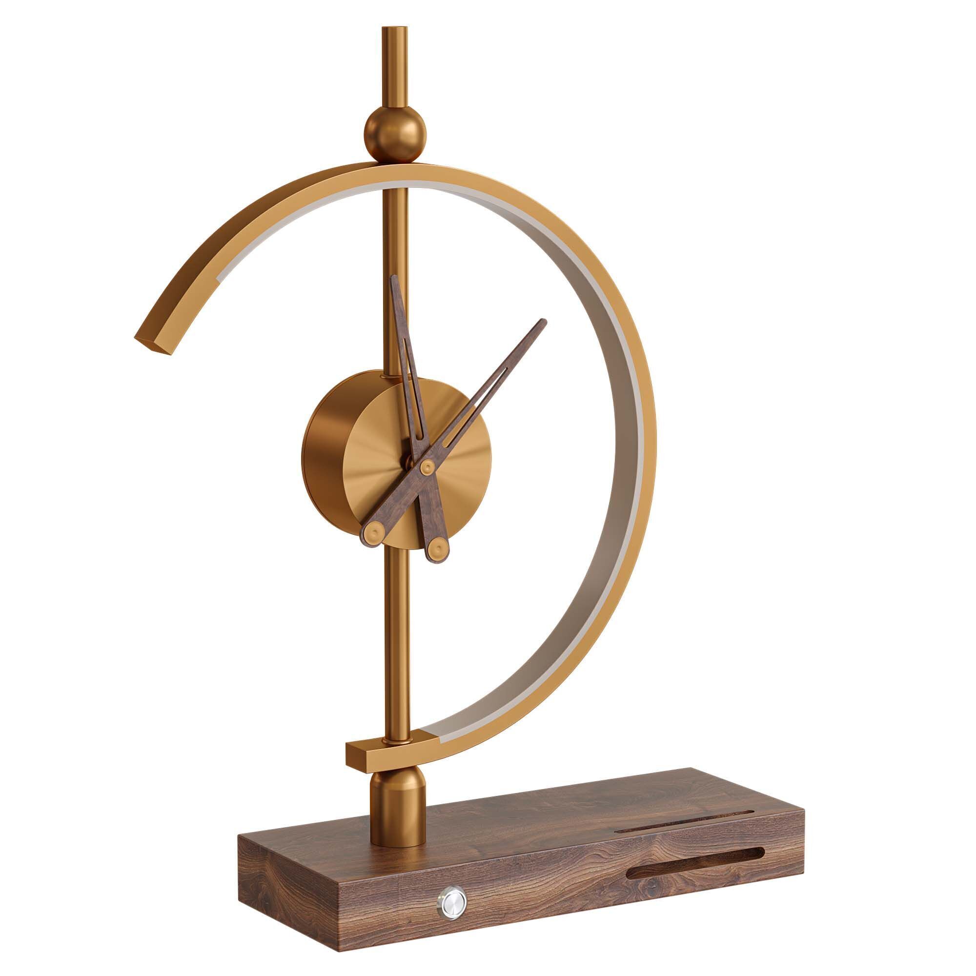 Khonsu Clock Lamp Low-poly 3D model_1