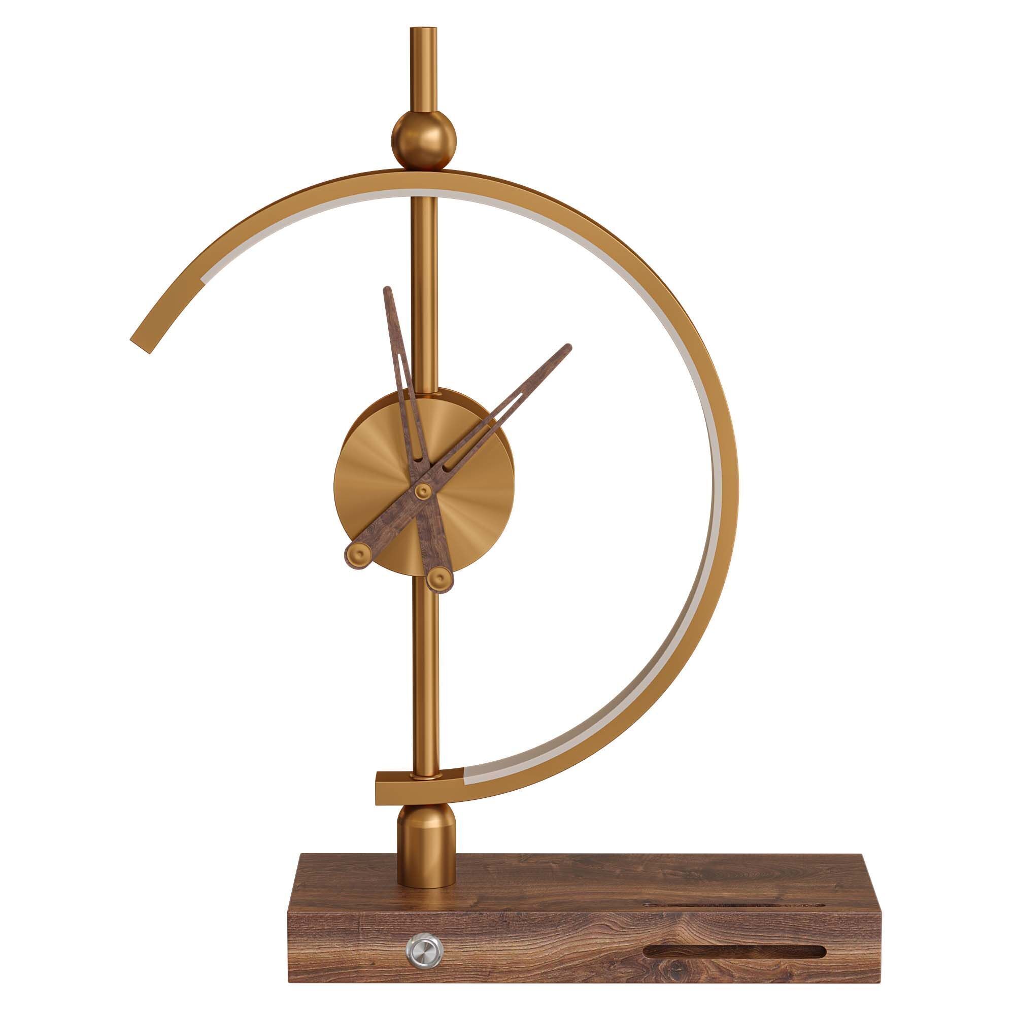 Khonsu Clock Lamp Low-poly 3D model_2