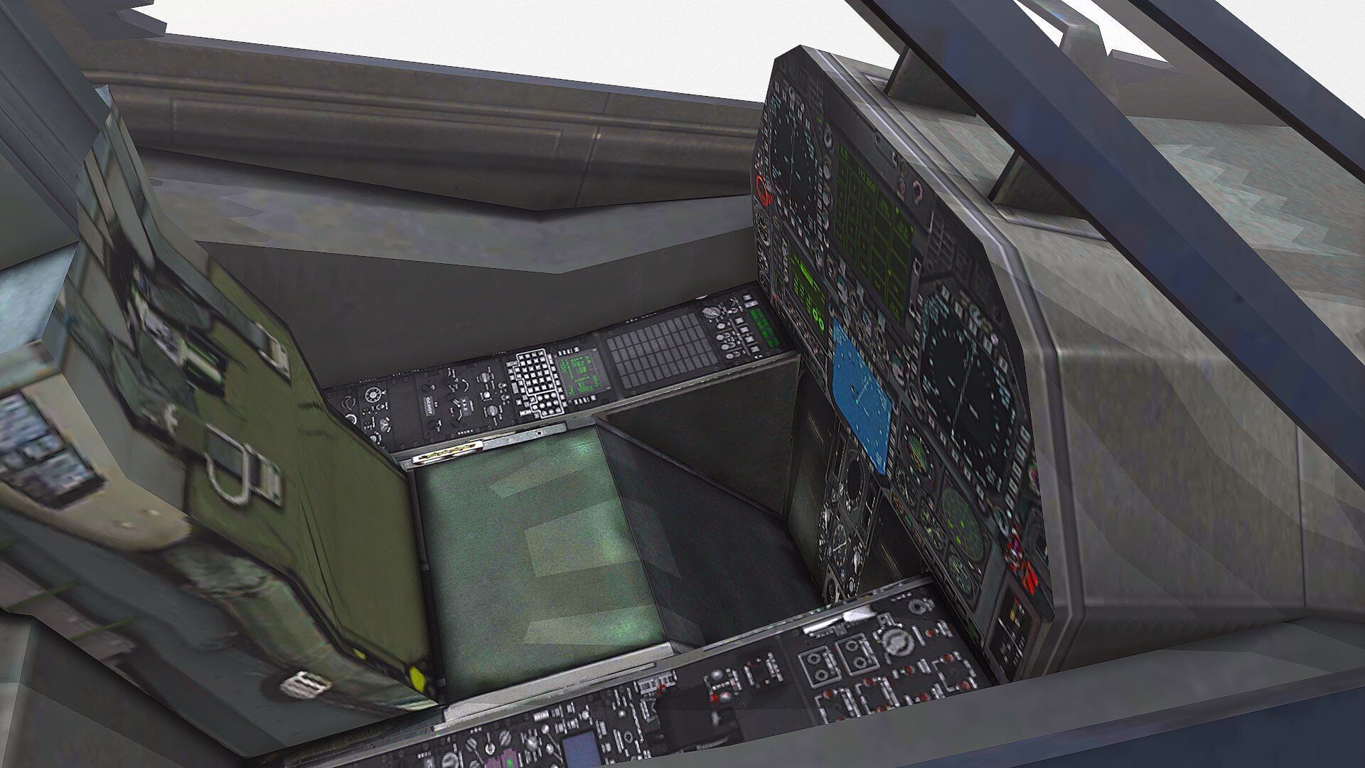 Lockheed F-117 Nighthawk Low-poly Low-poly 3D model_11