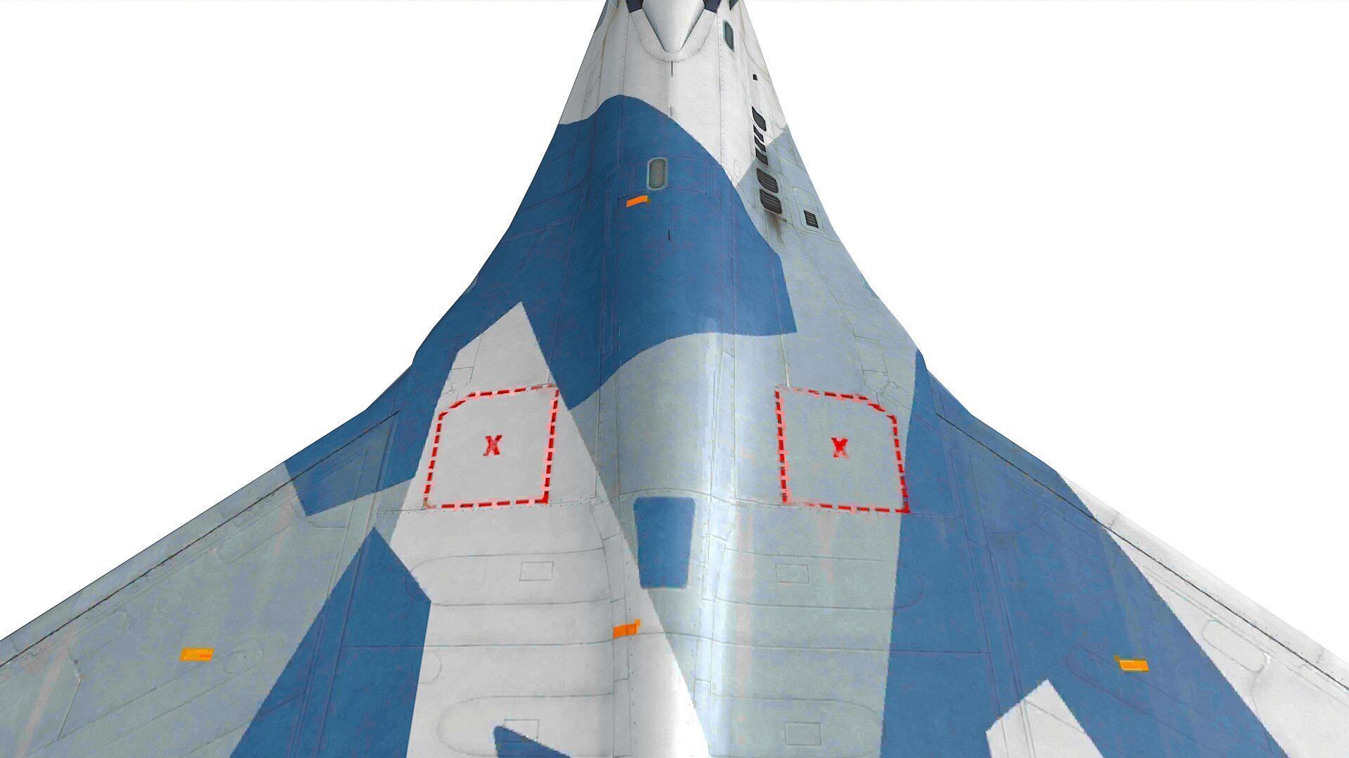 Sukhoi Su-35 Low-poly Low-poly 3D model_18