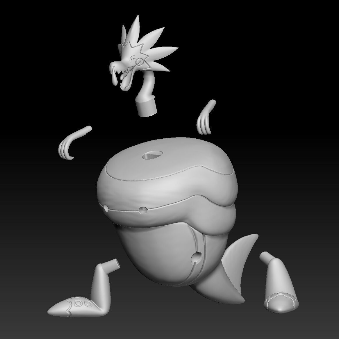 Pokemon Arctozolt 3D print model_2