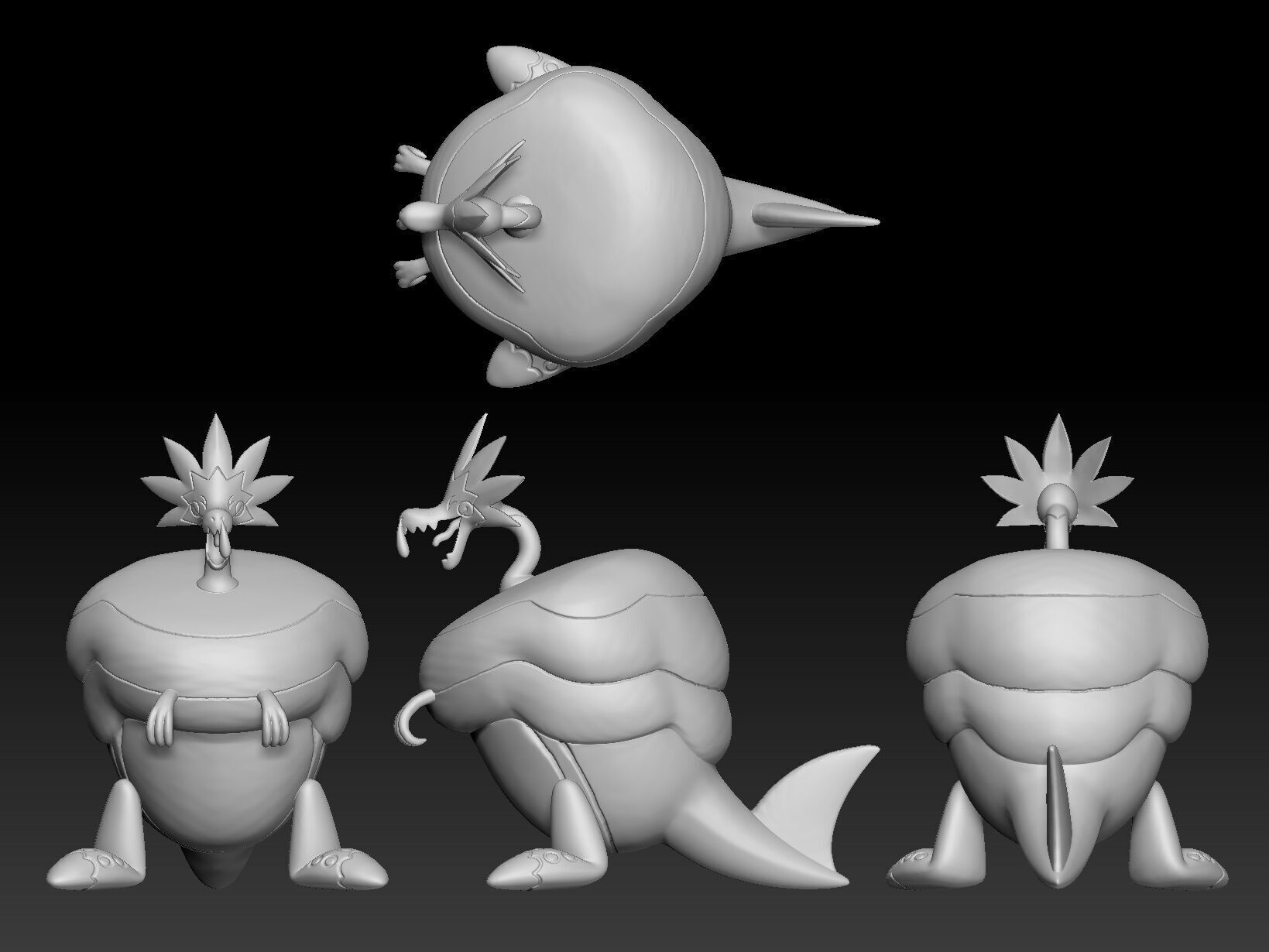 Pokemon Arctozolt 3D print model_1