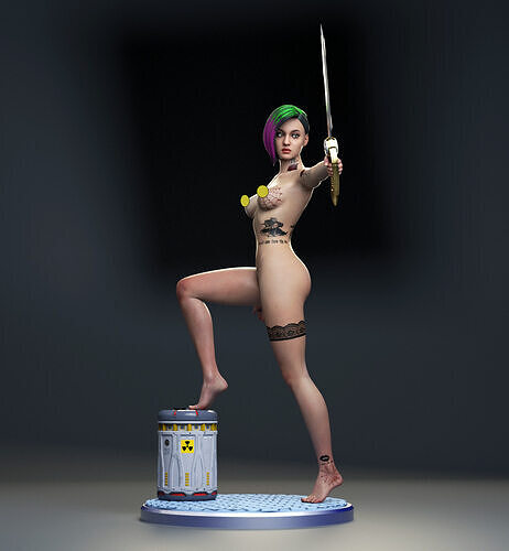 Cyberpunk 2077 - Judy Alvarez 3D print model