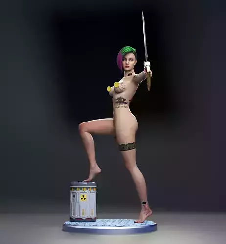 Cyberpunk 2077 - Judy Alvarez 3D print model