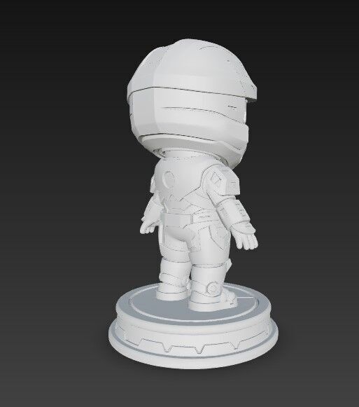  Legendary Spartan in Cute Form 3D print model_5