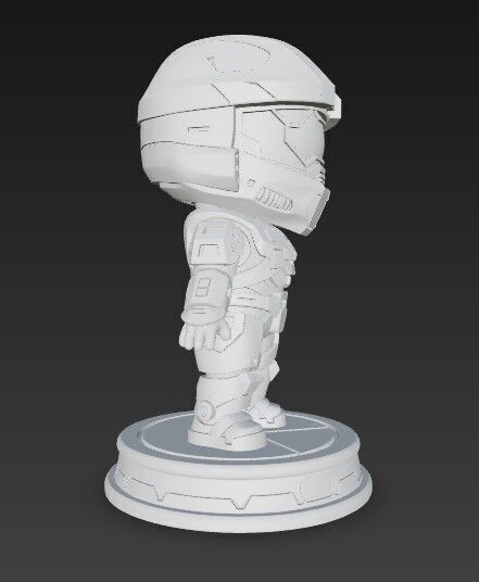  Legendary Spartan in Cute Form 3D print model_12