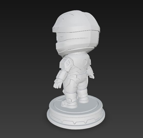  Legendary Spartan in Cute Form 3D print model_3