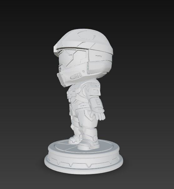  Legendary Spartan in Cute Form 3D print model_4