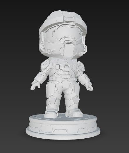 Legendary Spartan in Cute Form 3D print model_11