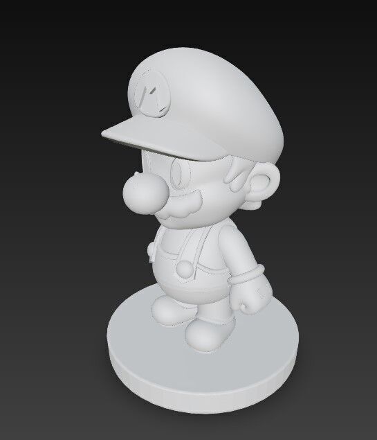 Iconic Game Hero in a Cute Form 3D print model_2
