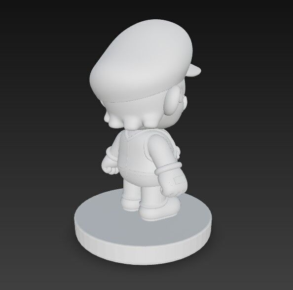 Iconic Game Hero in a Cute Form 3D print model_11