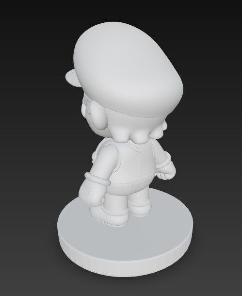 Iconic Game Hero in a Cute Form 3D print model_14