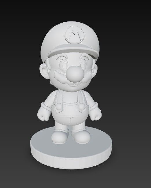 Iconic Game Hero in a Cute Form 3D print model_5