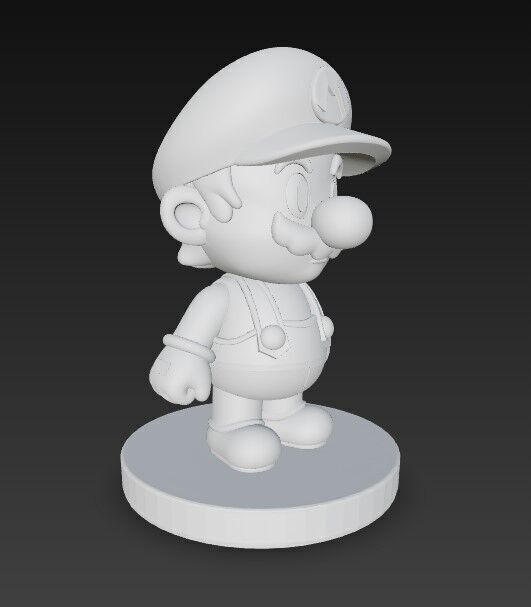 Iconic Game Hero in a Cute Form 3D print model_8