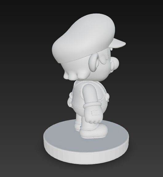 Iconic Game Hero in a Cute Form 3D print model_10