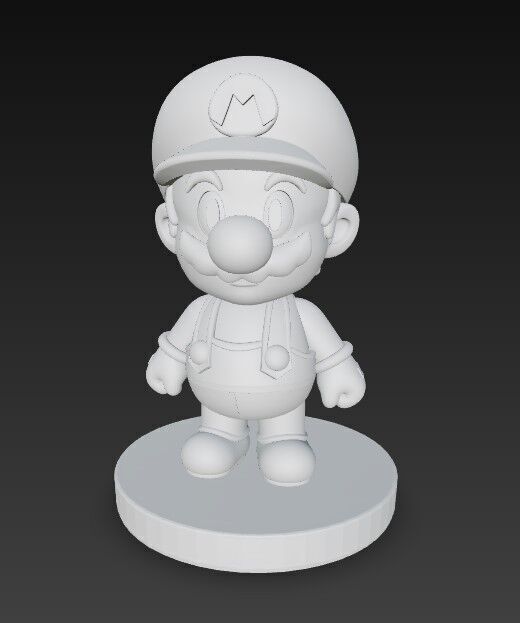 Iconic Game Hero in a Cute Form 3D print model_4