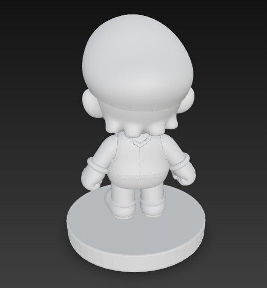 Iconic Game Hero in a Cute Form 3D print model_13