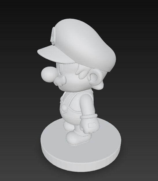Iconic Game Hero in a Cute Form 3D print model_16
