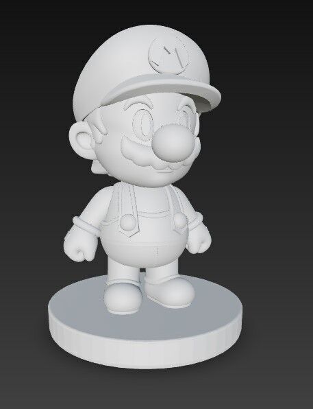 Iconic Game Hero in a Cute Form 3D print model_7