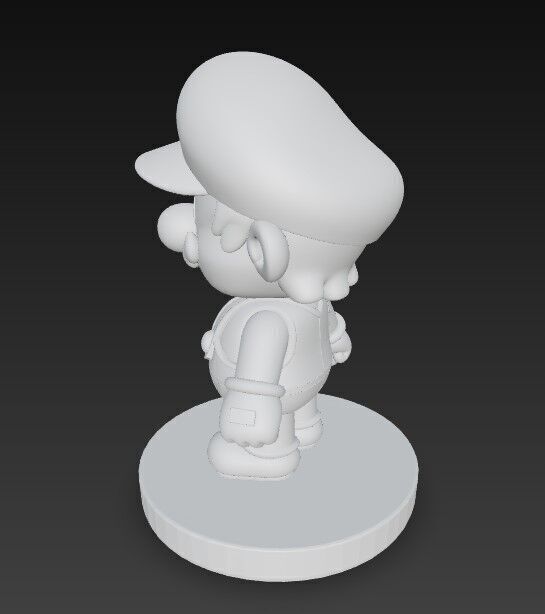 Iconic Game Hero in a Cute Form 3D print model_15