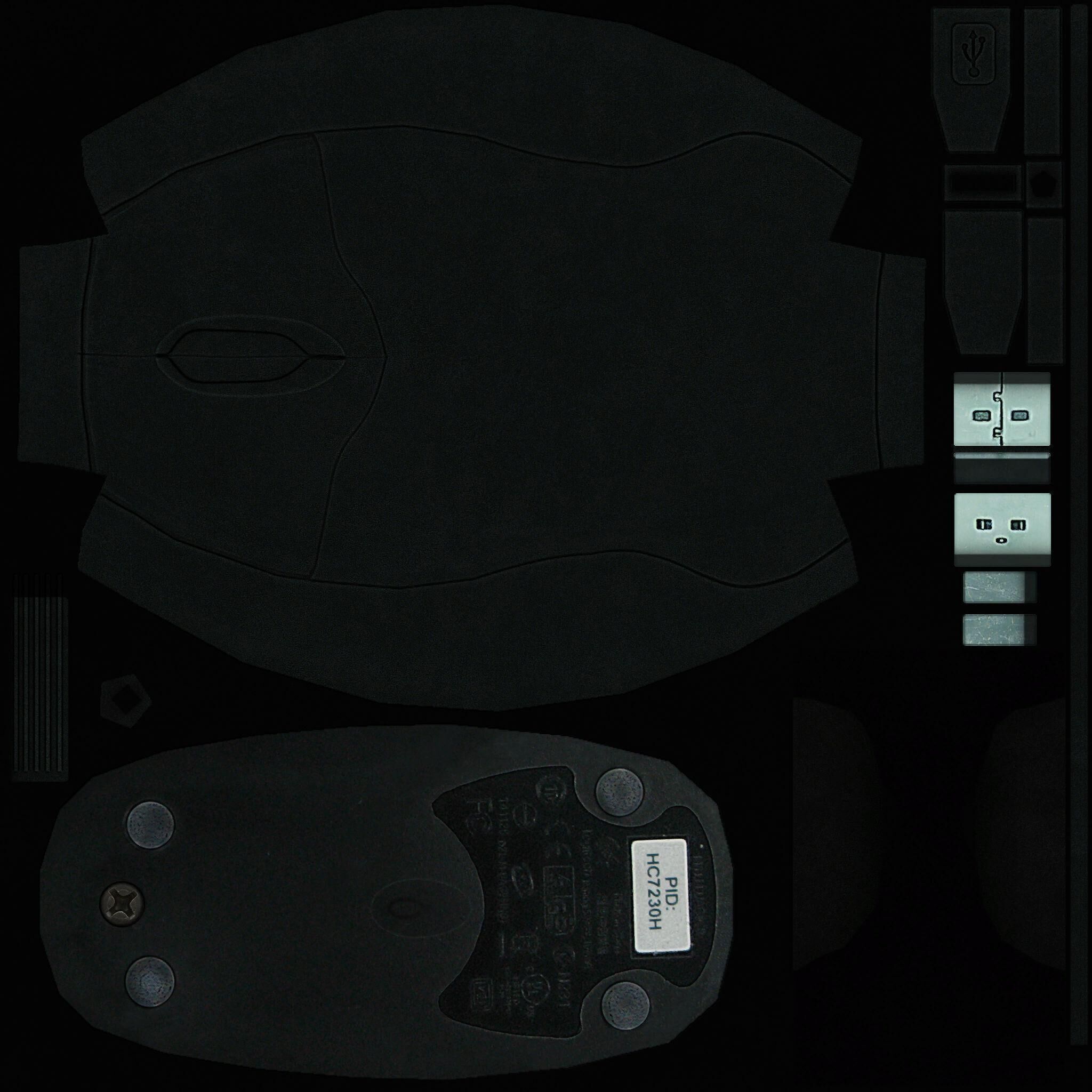 Office Table Free low-poly 3D model_5