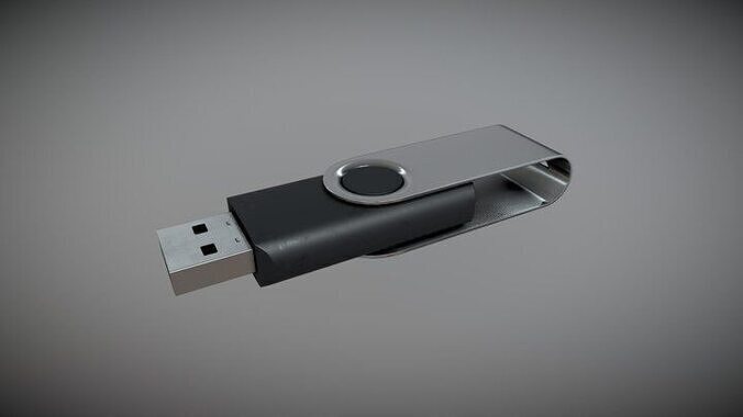 USB Drive Free low-poly 3D model