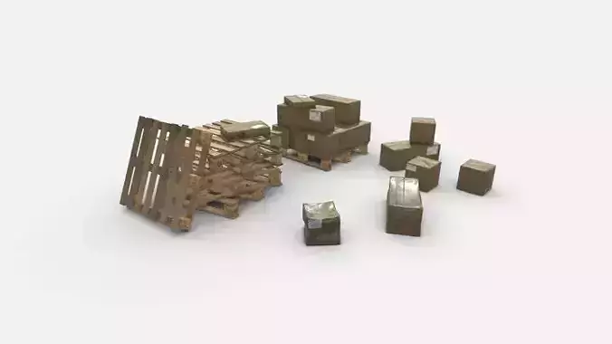 Boxes And Pallet