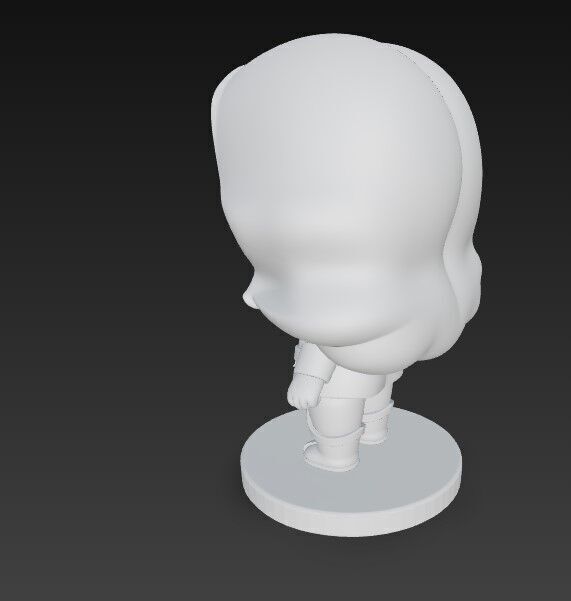 The Cute Amazon Warrior 3D print model_1