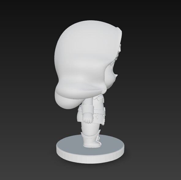 The Cute Amazon Warrior 3D print model_2