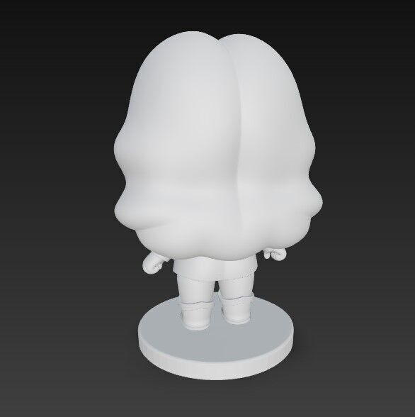 The Cute Amazon Warrior 3D print model_5