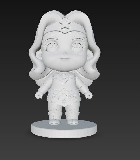 The Cute Amazon Warrior 3D print model_10