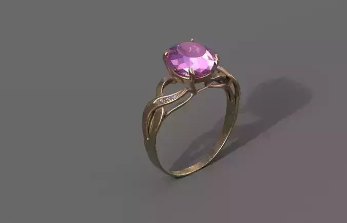 High-Quality 3D Ring Model