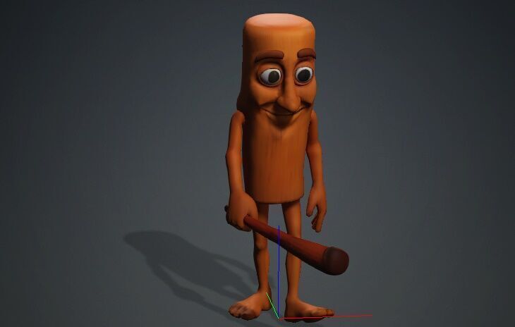 Tung Tung Tung Sahur iAvatar for iclone 3D model_3