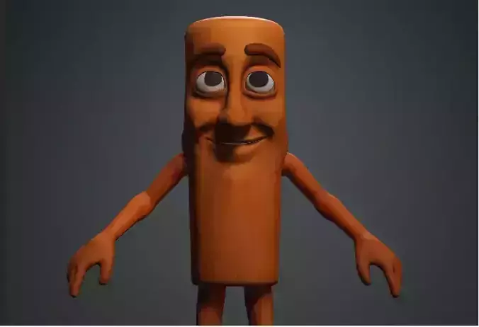 Tung Tung Tung Sahur iAvatar for iclone 3D model